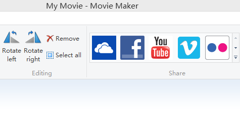 upload to youtube facebook windows movie maker